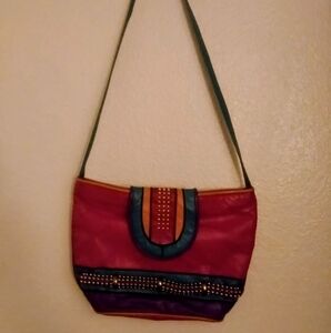 Vintage, Rare Multicolored Studded Bag